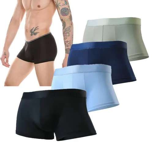 Men’s 6 Pack Premium Cotton Boxer Briefs – Ultra-Soft, Breathable & Stretchy Underwear for Maximum Comfort, Support & Everyday Freshness