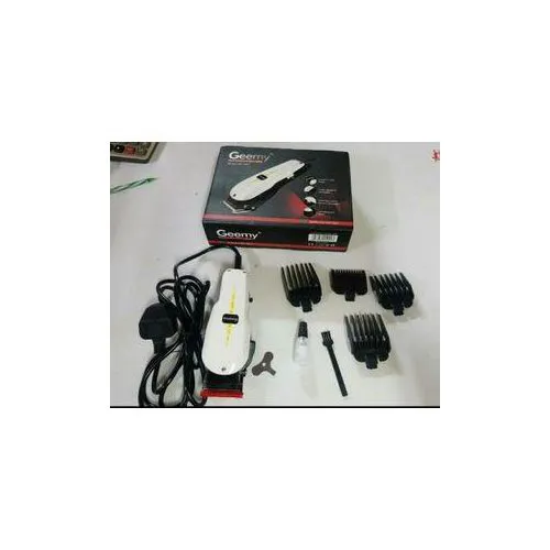 Geemy Professional Hair Clipper & Shaving Machine Kinyozi Combo – Includes 4-Way Power Extension & FREE Cordless Shaving Machine for Barbers