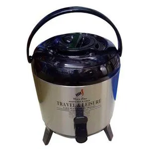 9.5L Milk & Tea Dispenser Travel Urn – Large Capacity Hot & Cold Flask for Leisure & Outdoor Use