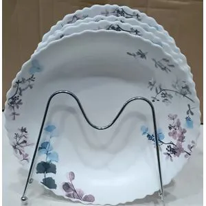 6 PCS Elegant Ceramic Dinner Plates Set – Classic Design, Durable Quality, and Perfect for Every Meal & Table Setting