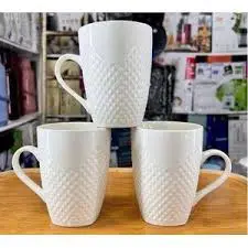 6 PCS Ceramic Mug Set – Stylish, Durable Mugs for Tea & Coffee | Elegant Daily Essentials for Home, Office & Gifting in Kenya