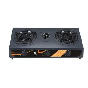 Nunix Double Burner Gas Cooker with FREE Gas Pipe & Regulator – Efficient, Portable & Modern Gas Stove for Fast Cooking in Every Kenyan Kitchen