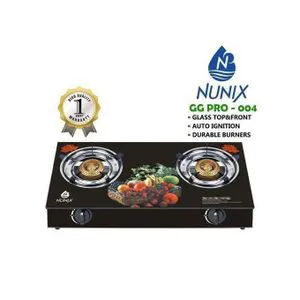 Double Burner Glass Tabletop Gas Cooker – Sleek Design, Efficient Cooking Performance & Reliable Safety Features for Modern Kenyan Kitchens