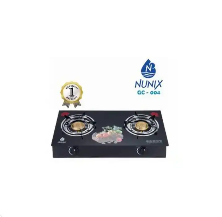 Double Burner Glass Tabletop Gas Cooker – Sleek Design, Efficient Cooking Performance & Reliable Safety Features for Modern Kenyan Kitchens