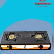 Eurochef Double Burner Gas Cooker – Efficient Dual Burner Stove with Sleek Design, Durable Build & Easy Cleaning for Home and Commercial Kitchens