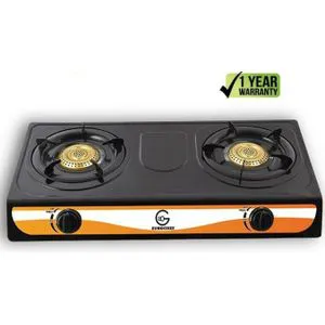 Eurochef Double Burner Gas Cooker – Efficient Dual Burner Stove with Sleek Design, Durable Build & Easy Cleaning for Home and Commercial Kitchens