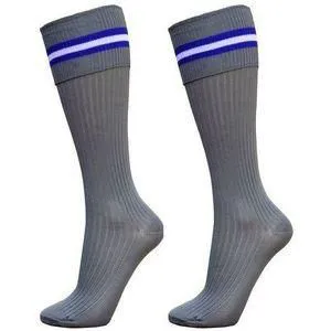 12 Pairs High-Quality Grey Striped Boys Back to School Socks – Durable, Breathable & Comfortable Uniform Socks for Kenyan Students | Perfect for Daily Wear in All Seasons