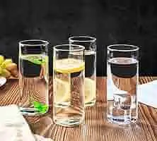 Elegant 6 pcs Crystal Clear Tall Glass/Tumbler Set – Premium Glassware for Stylish Dining, Parties, and Everyday Use – Perfect for Kenyan Homes & Entertaining Guests