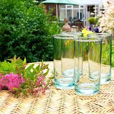 Elegant 6 pcs Crystal Clear Tall Glass/Tumbler Set – Premium Glassware for Stylish Dining, Parties, and Everyday Use – Perfect for Kenyan Homes & Entertaining Guests