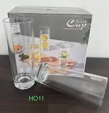 Elegant 6 pcs Crystal Clear Tall Glass/Tumbler Set – Premium Glassware for Stylish Dining, Parties, and Everyday Use – Perfect for Kenyan Homes & Entertaining Guests