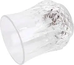 6 PCS Short Diamond Whisky Glass Set – Premium Crystal Clear Heavy Base Tumbler Glasses for Whiskey, Bourbon, Cocktails – Elegant Gift Set for Home, Bar, or Office