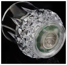6 PCS Short Diamond Whisky Glass Set – Premium Crystal Clear Heavy Base Tumbler Glasses for Whiskey, Bourbon, Cocktails – Elegant Gift Set for Home, Bar, or Office