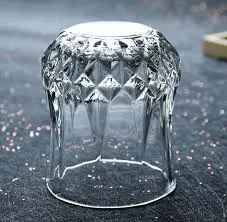 6 PCS Short Diamond Whisky Glass Set – Premium Crystal Clear Heavy Base Tumbler Glasses for Whiskey, Bourbon, Cocktails – Elegant Gift Set for Home, Bar, or Office