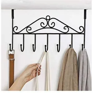 Sturdy Over the Door Hanger Rack – Heavy-Duty Space-Saving Hook Organizer for Coats, Bags, Towels & More | Easy No-Drill Installation for Home, Office, Bathroom & Bedroom Use