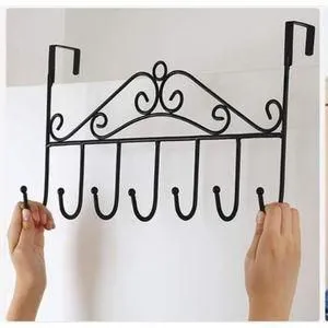 Sturdy Over the Door Hanger Rack – Heavy-Duty Space-Saving Hook Organizer for Coats, Bags, Towels & More | Easy No-Drill Installation for Home, Office, Bathroom & Bedroom Use