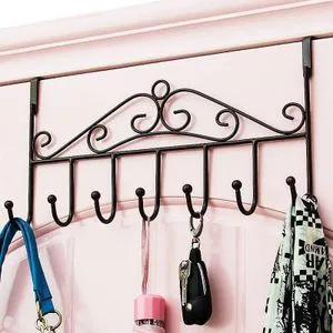 Sturdy Over the Door Hanger Rack – Heavy-Duty Space-Saving Hook Organizer for Coats, Bags, Towels & More | Easy No-Drill Installation for Home, Office, Bathroom & Bedroom Use