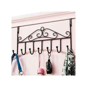 Sturdy Over the Door Hanger Rack – Heavy-Duty Space-Saving Hook Organizer for Coats, Bags, Towels & More | Easy No-Drill Installation for Home, Office, Bathroom & Bedroom Use