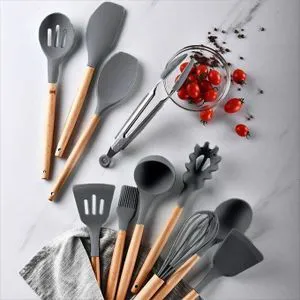 12-Piece Silicone Spoon Set – Heat-Resistant, Non-Stick Kitchen Utensils | Durable, Colorful Tools for Effortless Cooking & Baking in Kenyan Homes
