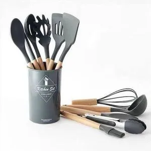 12-Piece Silicone Spoon Set – Heat-Resistant, Non-Stick Kitchen Utensils | Durable, Colorful Tools for Effortless Cooking & Baking in Kenyan Homes