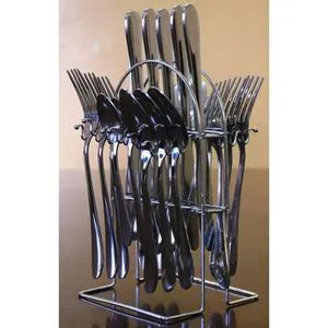 24-Piece Stainless Steel Cutlery Set – Elegant, Rust-Resistant Flatware for Stylish & Durable Everyday Dining and Special Occasions