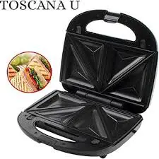 Nunix 2-Slice Sandwich Maker – Compact Non-Stick Electric Toaster for Quick, Crispy & Delicious Grilled Sandwiches and Snacks Anytime