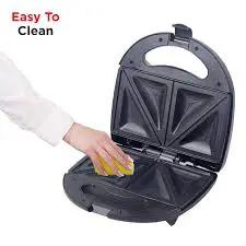 Nunix 2-Slice Sandwich Maker – Compact Non-Stick Electric Toaster for Quick, Crispy & Delicious Grilled Sandwiches and Snacks Anytime