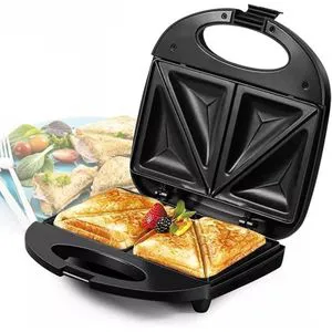 Sokany 2-Slice Sandwich Maker – 750W High-Efficiency Non-Stick Electric Toaster for Quick, Crispy & Delicious Snacks, Breakfast & Light Meals