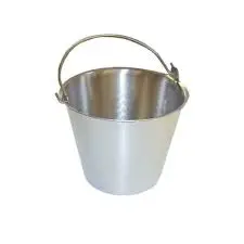 Heavy-Duty 10 Litres Aluminium Milking Bucket – Rustproof, Durable, Easy to Clean – Ideal for Dairy Farms, Milk Collection & Storage