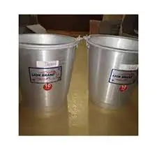 Heavy-Duty 10 Litres Aluminium Milking Bucket – Rustproof, Durable, Easy to Clean – Ideal for Dairy Farms, Milk Collection & Storage