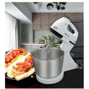 Electric Stand Mixer with Stainless Steel Bowl – 7-Speed Hand & Stand Mixer for Baking & Cooking | Versatile & Powerful Kitchen Appliance for Kenyan Homes