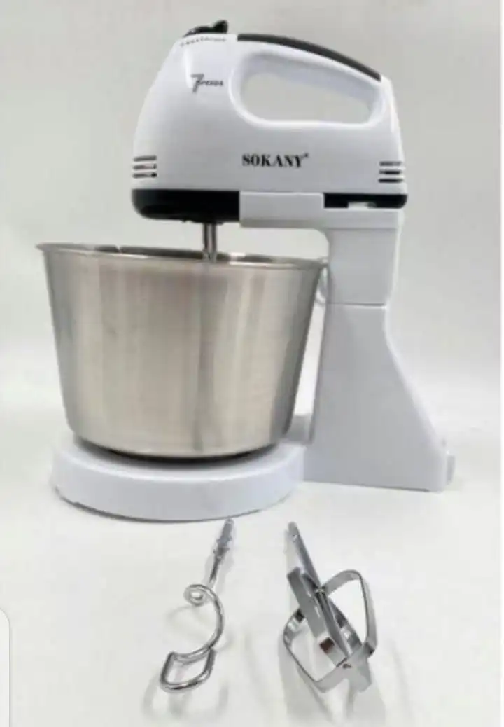 High-Performance Electric Stand Mixer with Stainless Steel Bowl – 7-Speed Power for Baking Bread, Cakes & More | Premium Kitchen Appliance for Kenyan Bakers