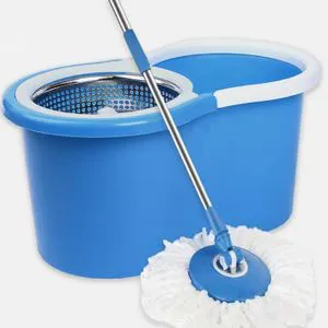 Rotating Spin Mop and Bucket Set – 360° Swivel Microfiber Floor Cleaner with Built-in Wringer for Effortless Home, Office & Commercial Cleaning in Kenya