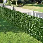 Artificial Green Fence Privacy Screen – 1x3m Realistic Leaf Fence for Balcony, Garden & Outdoor Privacy | Weatherproof, UV-Resistant & Stylish Greenery