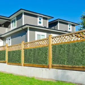 Artificial Green Fence Privacy Screen – 1x3m Realistic Leaf Fence for Balcony, Garden & Outdoor Privacy | Weatherproof, UV-Resistant & Stylish Greenery