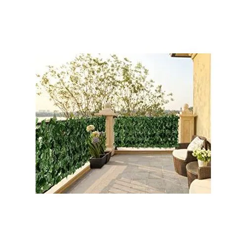 Artificial Green Fence Privacy Screen – 1x3m Realistic Leaf Fence for Balcony, Garden & Outdoor Privacy | Weatherproof, UV-Resistant & Stylish Greenery