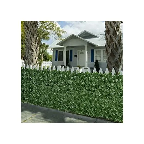 Artificial Green Fence Privacy Screen – 1x3m Realistic Leaf Fence for Balcony, Garden & Outdoor Privacy | Weatherproof, UV-Resistant & Stylish Greenery