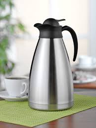 SUNDABEST Stainless Steel Vacuum Jug – 2L/2.5L/3L Thermal Coffee Pot & Beverage Flask | Long-Lasting Heat Retention for Home, Office & Events