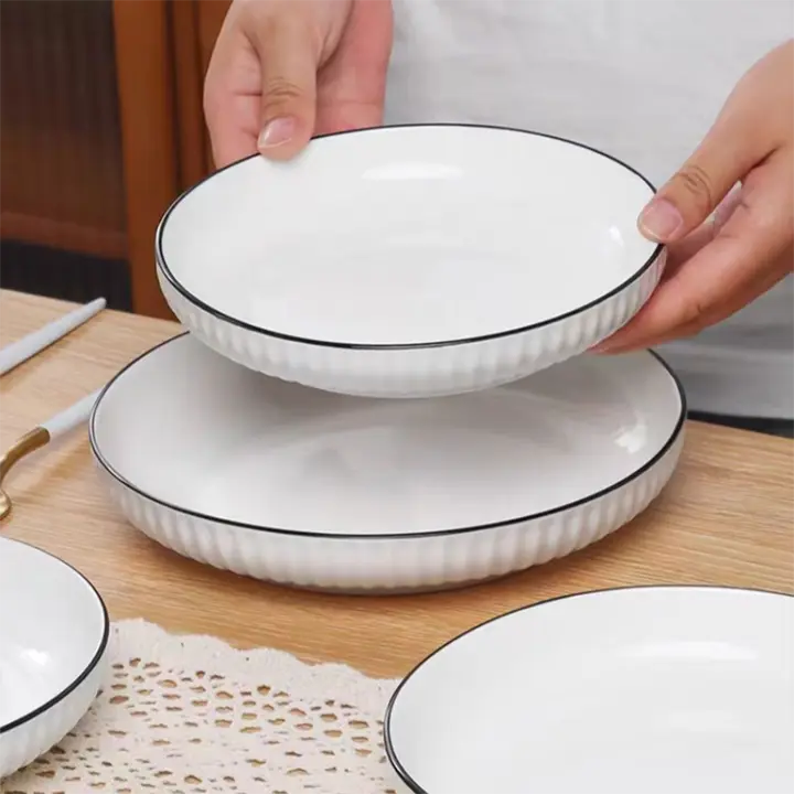 Ceramic 18-Piece Japanese Dinner Set – Premium Luxury Plates, Bowls & Mugs – Elegant Dining Experience for 6 People, Perfect for Home & Gifting