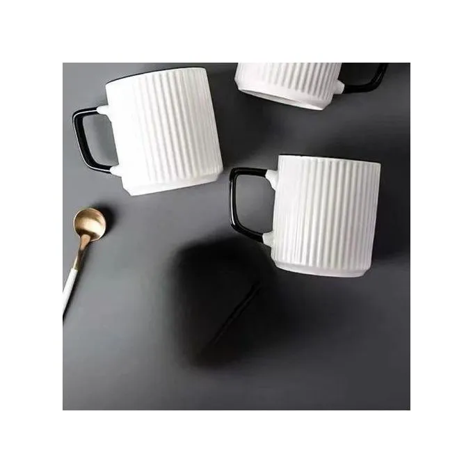 Hot Deal 6PCS Ceramic Cups – Insulated Coffee & Tea Mugs, Durable & Heat-Retaining Drinkware for Home, Office, Cafes – Value Pack