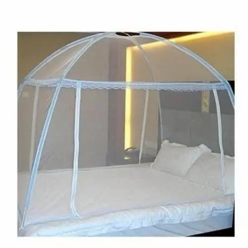 Spacious 4x6 & 5x6 Tent Net with Elegant Lace – Available in Pink, Purple, Cream, White & Blue – Easy Storage & Smooth Bidirectional Zipper for Cozy Bedroom Decor