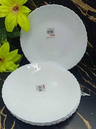 Set of 6 Beautiful Dinner Serving Ceramic Plates – Elegant, Durable & Perfect for Every Modern Dining Experience – Ideal for Home, Restaurants, and Gifting Purposes