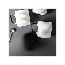 6-Piece Concise Ceramic Mugs Set – Ideal for Tea, Coffee, Hot Chocolate, Lattes, Soup & More – Elegant Durable Cups for Daily Use or Gifting