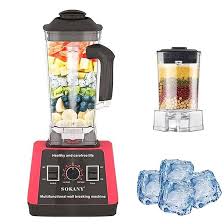 Sokany SK-666 High Power 2.5L Commercial Blender & Grinder – 5000W, Durable Unbreakable Jar, Multi-Speed Professional 2-in-1 Kitchen Appliance for Smoothies, Juices & More