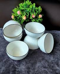 BEST JAPANESE CERAMIC BOWLS SET – 6PCS 6INCH WHITE SOUP BOWLS – DURABLE, ELEGANT, MICROWAVE SAFE – PERFECT FOR SOUP, RAMEN, RICE, SALAD, DESSERT, DAILY USE AND ENTERTAINING