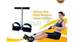 Tummy Trimmer Elastic Sit Up Pull Rope Pedal Resistance Band – Full Body Home Gym Slimming Equipment for Abs, Arms, Legs & Core Workout | Portable, Durable & Ideal for Fitness Training Anywhere
