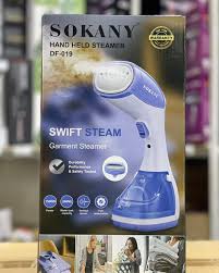 Sokany Portable Handheld Travel Garment Steamer Iron – Fast Heat-Up, Wrinkle Removal, Compact & Lightweight for Clothes, Curtains, Bedding, Table Linens & Auto Upholstery