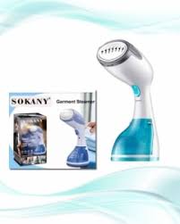 Sokany Portable Handheld Travel Garment Steamer Iron – Fast Heat-Up, Wrinkle Removal, Compact & Lightweight for Clothes, Curtains, Bedding, Table Linens & Auto Upholstery