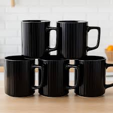 🦋PRICE DROP🎀 Limited Edition Ceramic Elegant Mugs/Cups Set of 6 – Perfect for Tea & Coffee Lovers, Strong Chip-Resistant Design, Ergonomic Handles, Lasting Luxury for Your Kitchen