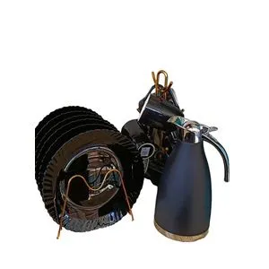 7 PCS Elegant Ceramic Dinner Plates Set with Thermo Flask – Durable, Classic Design for Everyday Dining, Stylish Table Presentation, and Long-Lasting Premium Quality