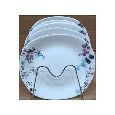 Ceramic Beautiful Dinner Plates Set – 6 Pcs Elegant Durable Porcelain Plates for Everyday Dining, Family Meals & Special Occasions, Scratch Resistant Easy Clean Modern Tableware